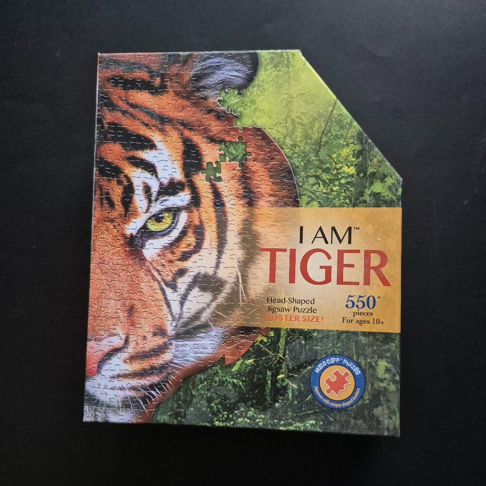 550 Piece  "I Am Tiger" Jigsaw Puzzle
